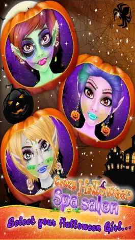 Game screenshot Crazy Halloween Salon for Girls - Kids game apk