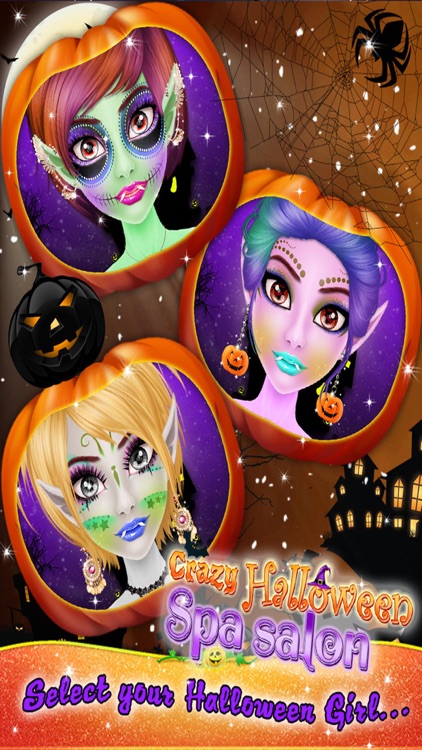 Crazy Halloween Salon for Girls - Kids game