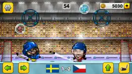 puppet ice hockey: championship of the big head nofeet marionette slapshot stars iphone screenshot 1