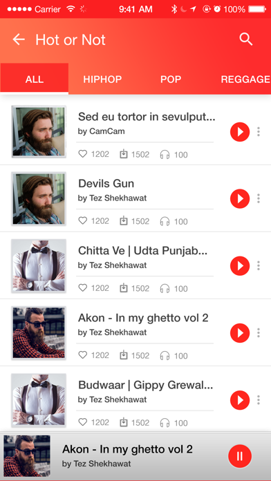 App screenshot