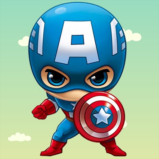 Captain Superhero - Captain America Version iOS App