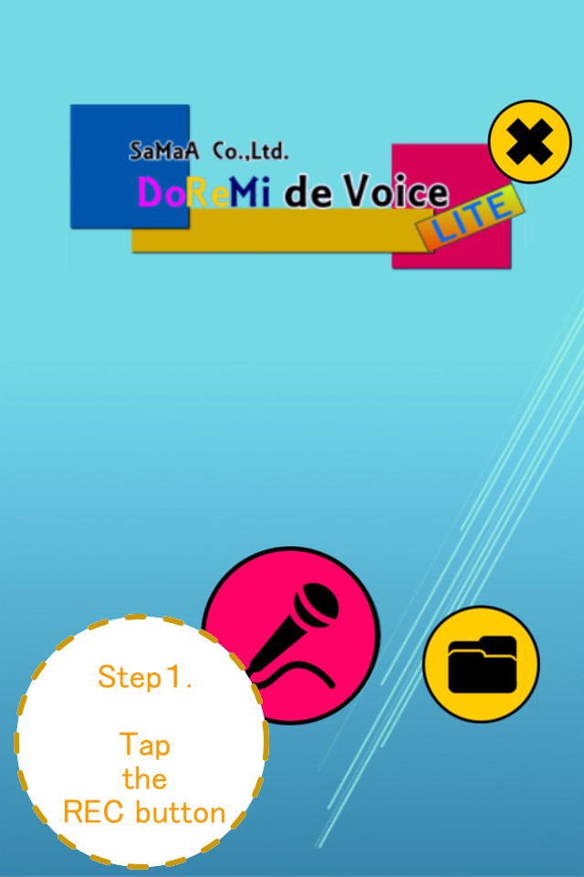 DoReMi de Voice LITE - 鼻歌で楽器演奏 screenshot 3