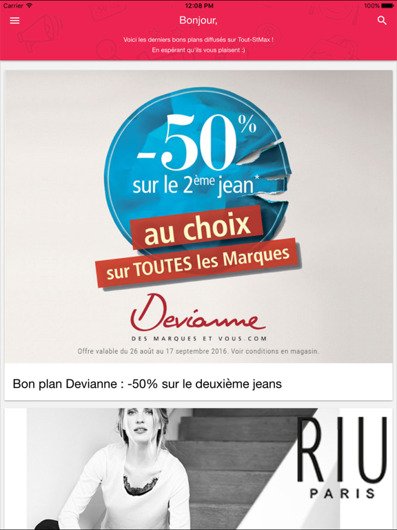 Screenshot #4 pour Tout-StMax - mes bons plans shopping de la zone commerciale Saint-Maximin