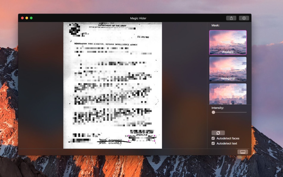 #5. Magic Hider Lite (macOS) Por: Pavel Kosykh