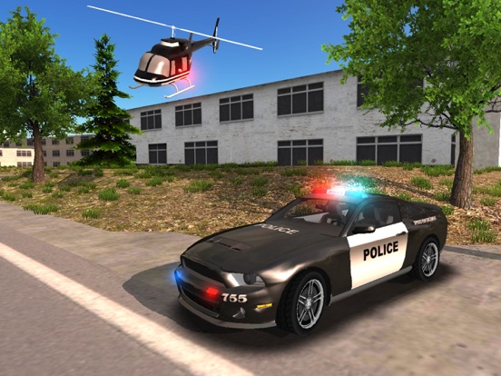 Police Car driving Offroad 4x4 iPad screenshot 5 - Games app