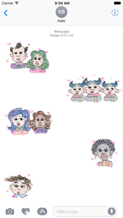 Love Love Stickers