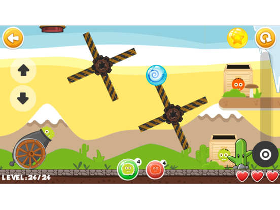 Artillery Monster Box FREE - Physics Puzzle Game iPad screenshot
