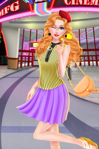 Movie Date Night Girl Games Hollywood Makeover Spa screenshot 2