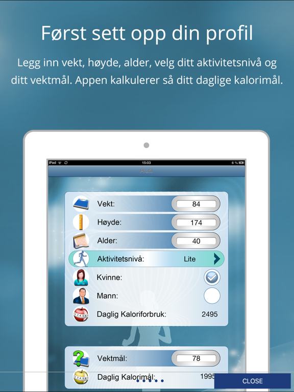 Screenshot #4 pour Kaloriteller - Slanke app