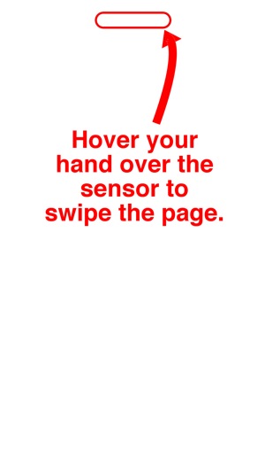 Air Swipe - Swipe the screen without tou