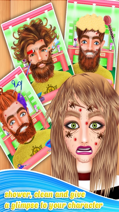 有名人のひげを剃るサロン - 女の子ゲームのおすすめ画像3