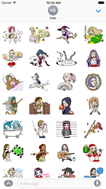 Sexy Cosplay Girls Stickers screenshot-4