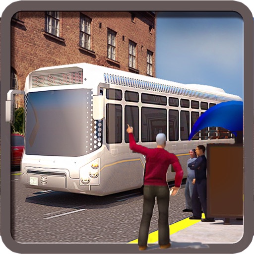 Real City Metro Bus Driver -Parking Simulator 2017 icon