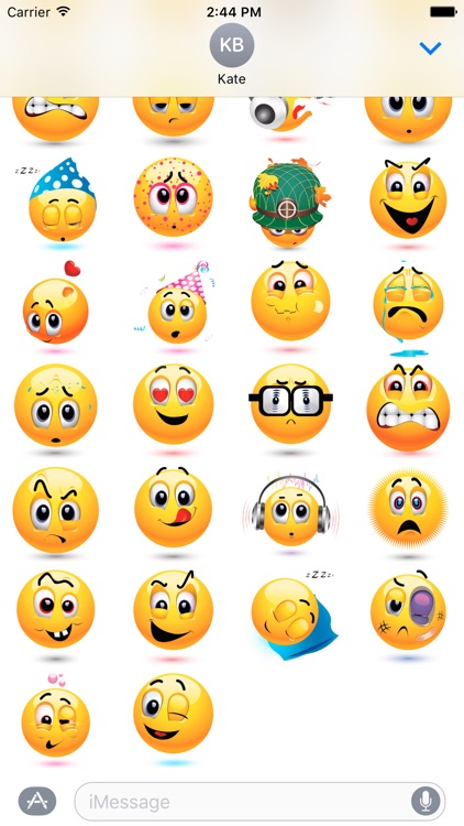 Crazy Smiley Stickers screenshot-4