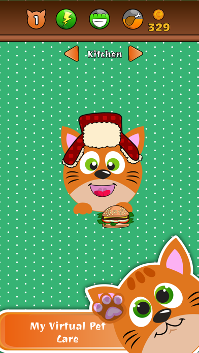 Screenshot #1 pour Mon Virtuel Pet Care - Boo Bear & Cat Qui Parle