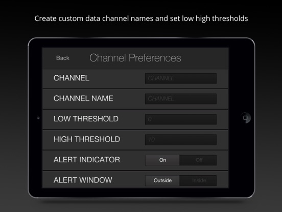 Racepak Dash App iPad screenshot 5 - Productivity app