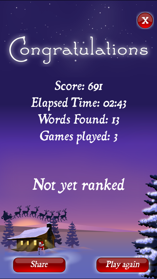 #5. WordSearch Christmas (Spanish) (iOS) 게시자: AFKSoft
