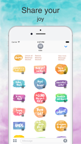 Blessings Stickers screenshot