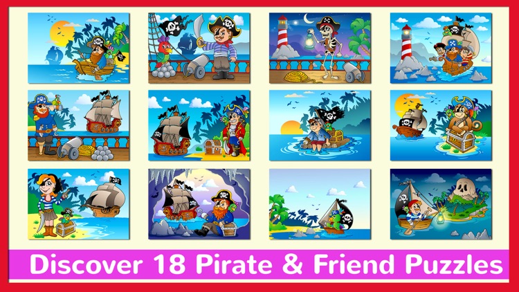 Pirate & Friend Jigsaw Puzzles For Kids & Toddlers