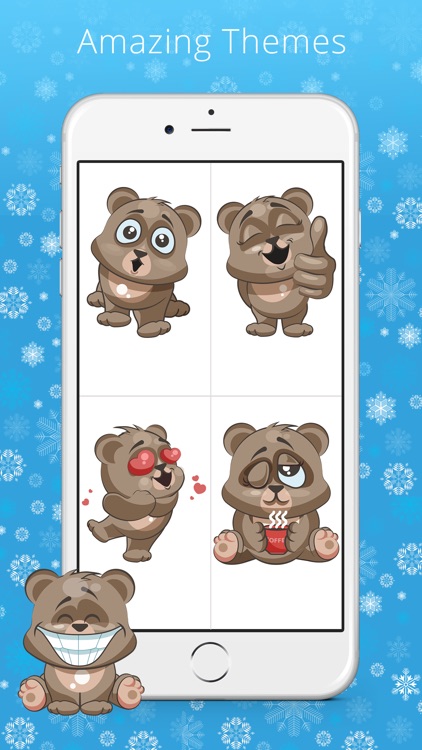 Cuddlebug Teddy Bear Emoji -Stickers