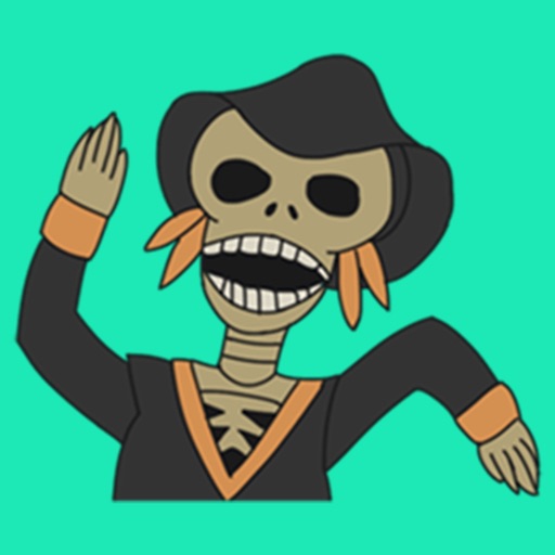 Dead Man Halloween Stickers icon