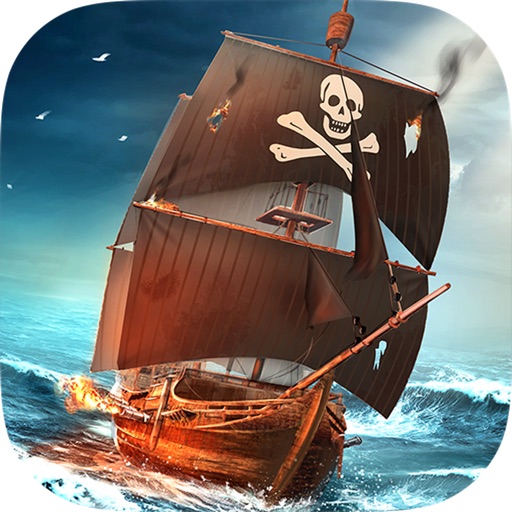 Pirate Ship Sim 3D - Sea Treasures Deluxe icon