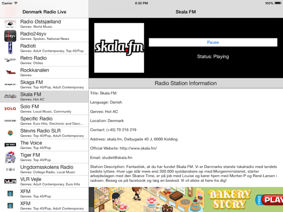 Screenshot #5 pour Denmark Radio Live (Danmark)