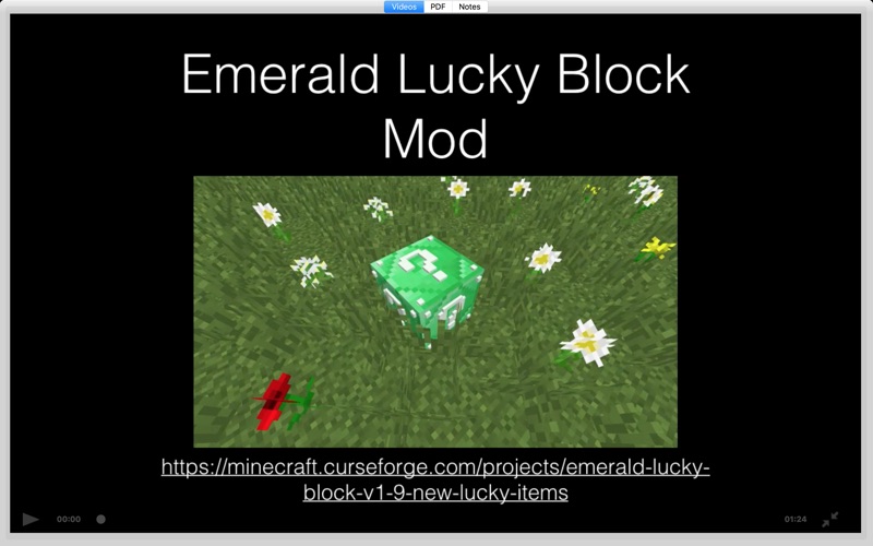 Lucky Block Mod for Minecraft Screenshot