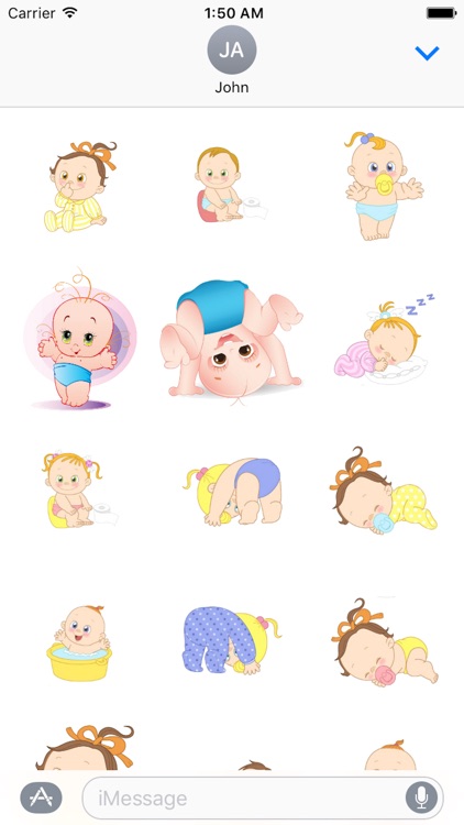 Baby Cute Sticker Pack 01