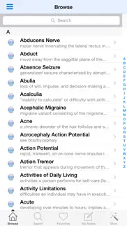 1000 neurology medical dictionary iphone screenshot 4