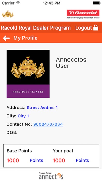 Racold Royal Club Program