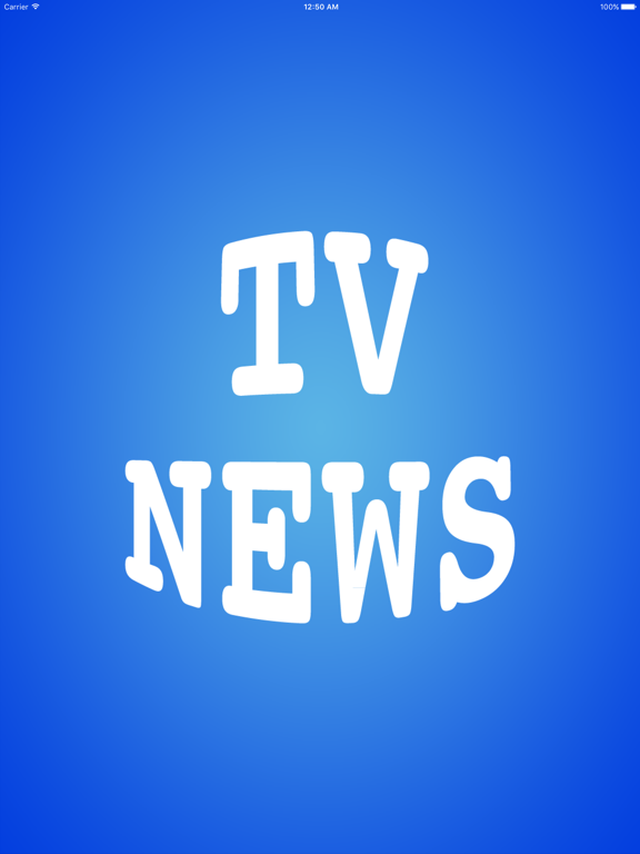TV News - The Shows You Love to Watch! iPad screenshot 1 - Entertainment app