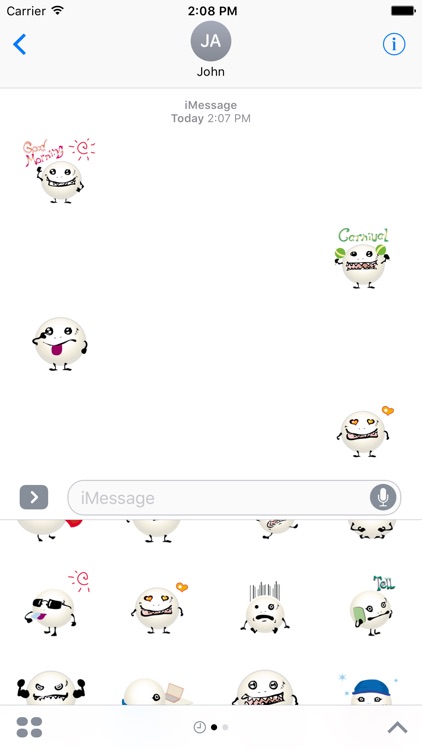 Smiley Monster Stickers