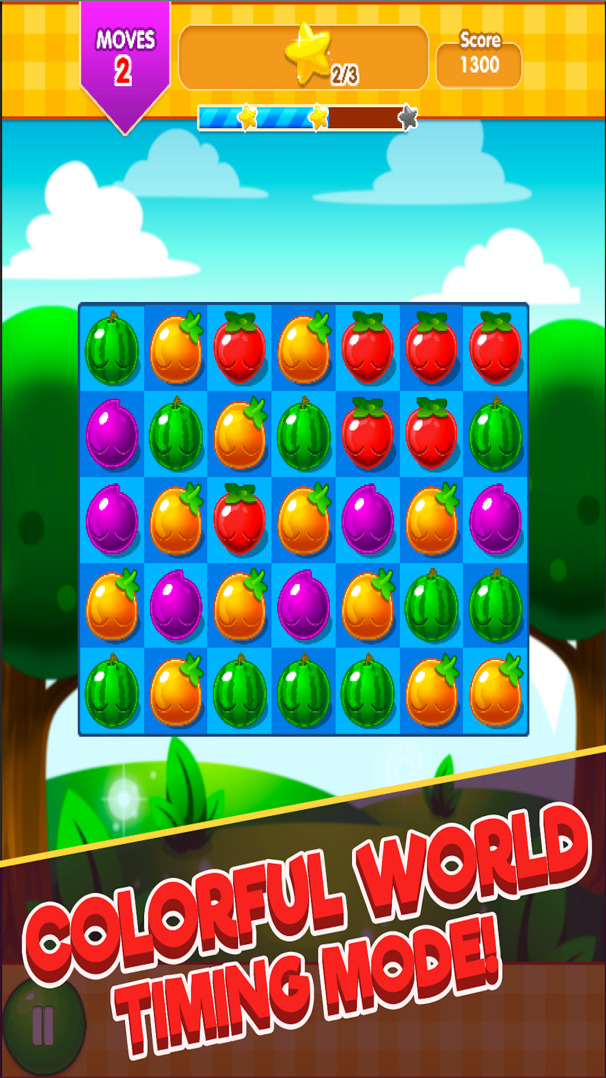 Candy fruit blast Match 3 free puzzle games mania screenshot 4