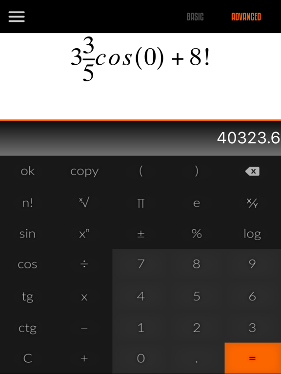 Screenshot #6 pour The Best Calculator