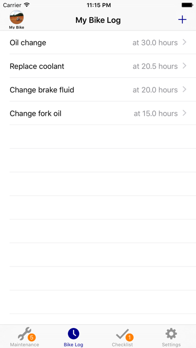 Screenshot #2 pour Braap: Dirt Bike Maintenance Tracker