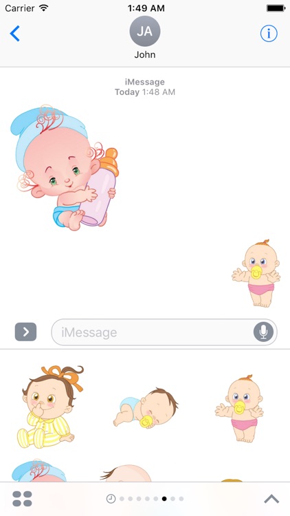 Baby Cute Sticker Pack 01