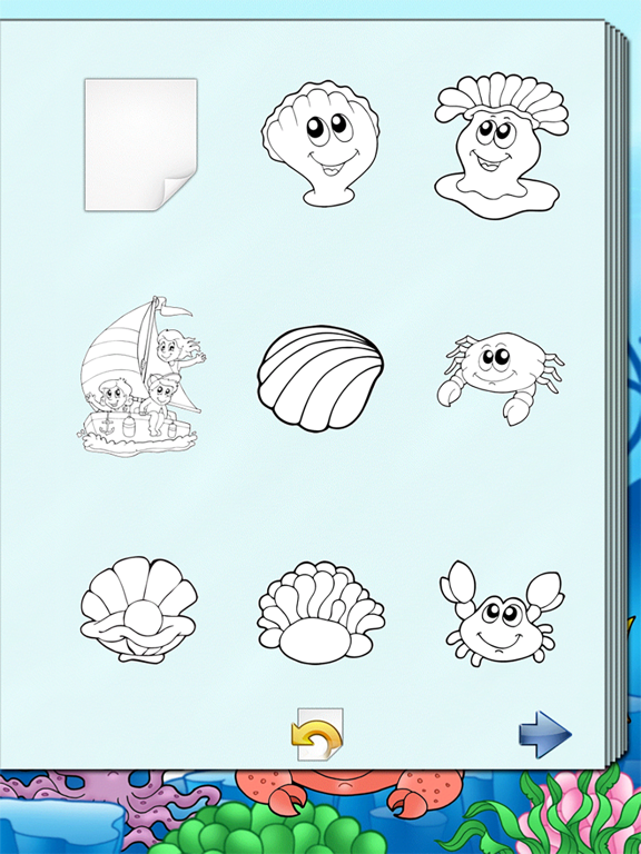 Screenshot #5 pour Livre de coloriage de Océan!