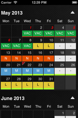shift calendar pro screenshot 3