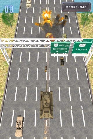 Battle Tank - Street Wars Free screenshot 2