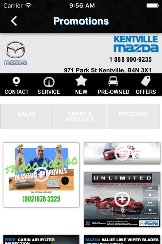 Kentville Mazda screenshot 3