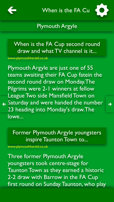 Screenshot #3 pour All The News - Plymouth Argyle Edition