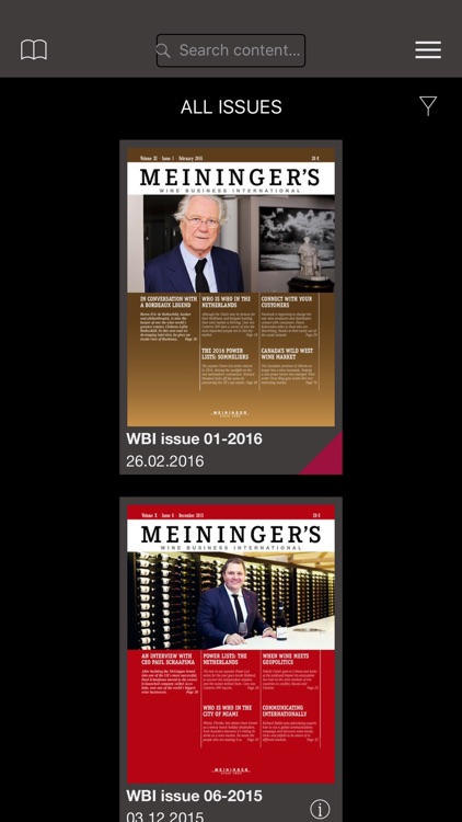 Meininger’s Wine Business International