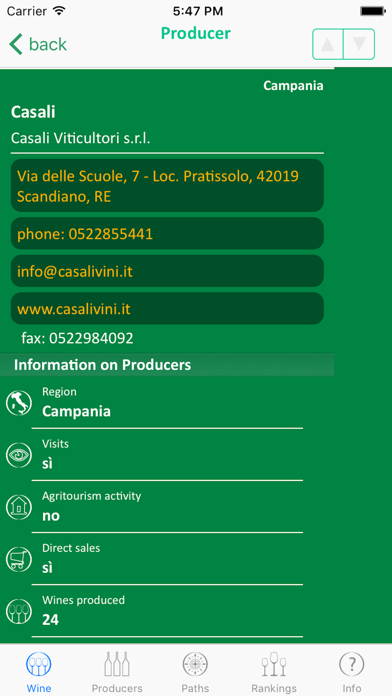 Screenshot #3 pour i Migliori Vini di Luca Maroni