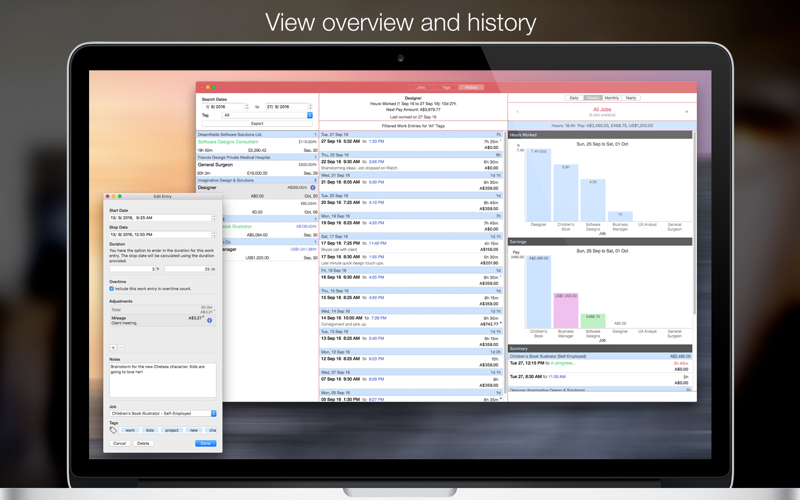 Work Clock - Timesheet Manager thumbnail 3