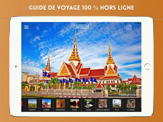 Screenshot #4 pour Cambodge Guide de Voyage avec Cartes Offline