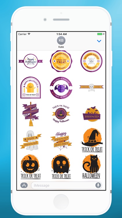 Happy Halloween Message Stickers for iMessage screenshot-3