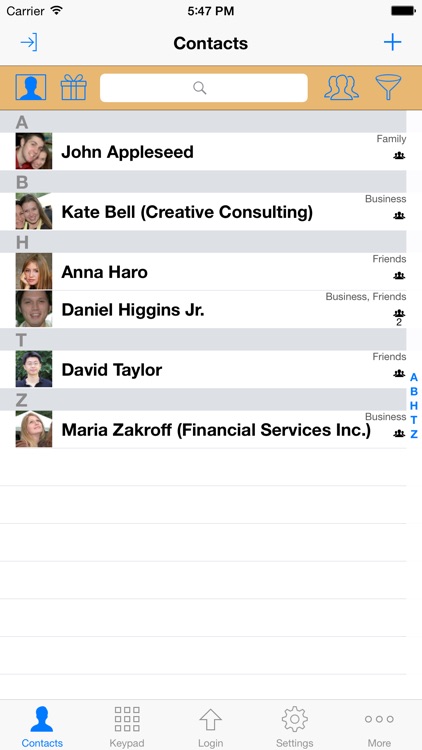 ContactsPro for iPad (and iPhone)