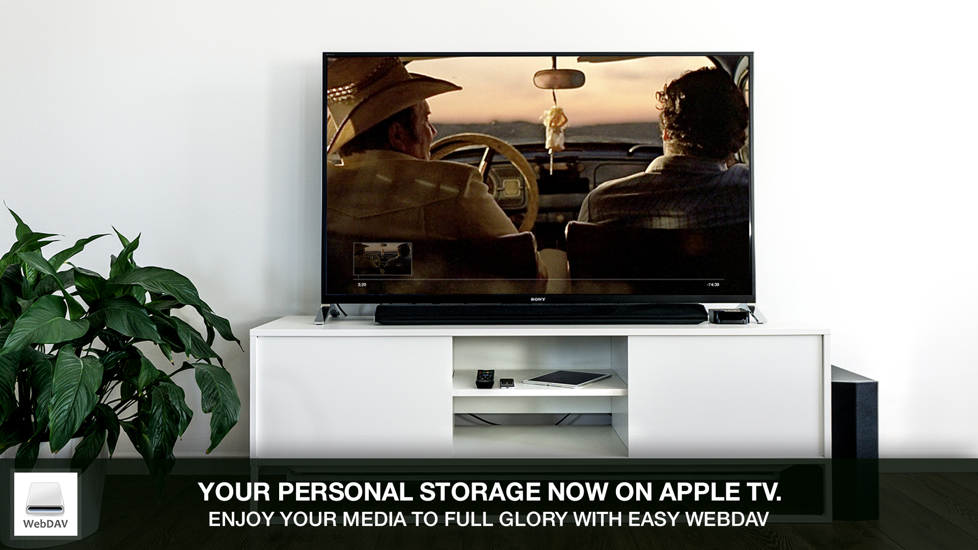 EasyCloud WebDAV - Access your server on Apple TV screenshot 4
