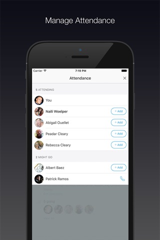 ShowUp - Schedule, Chat, and Share Moments screenshot 4